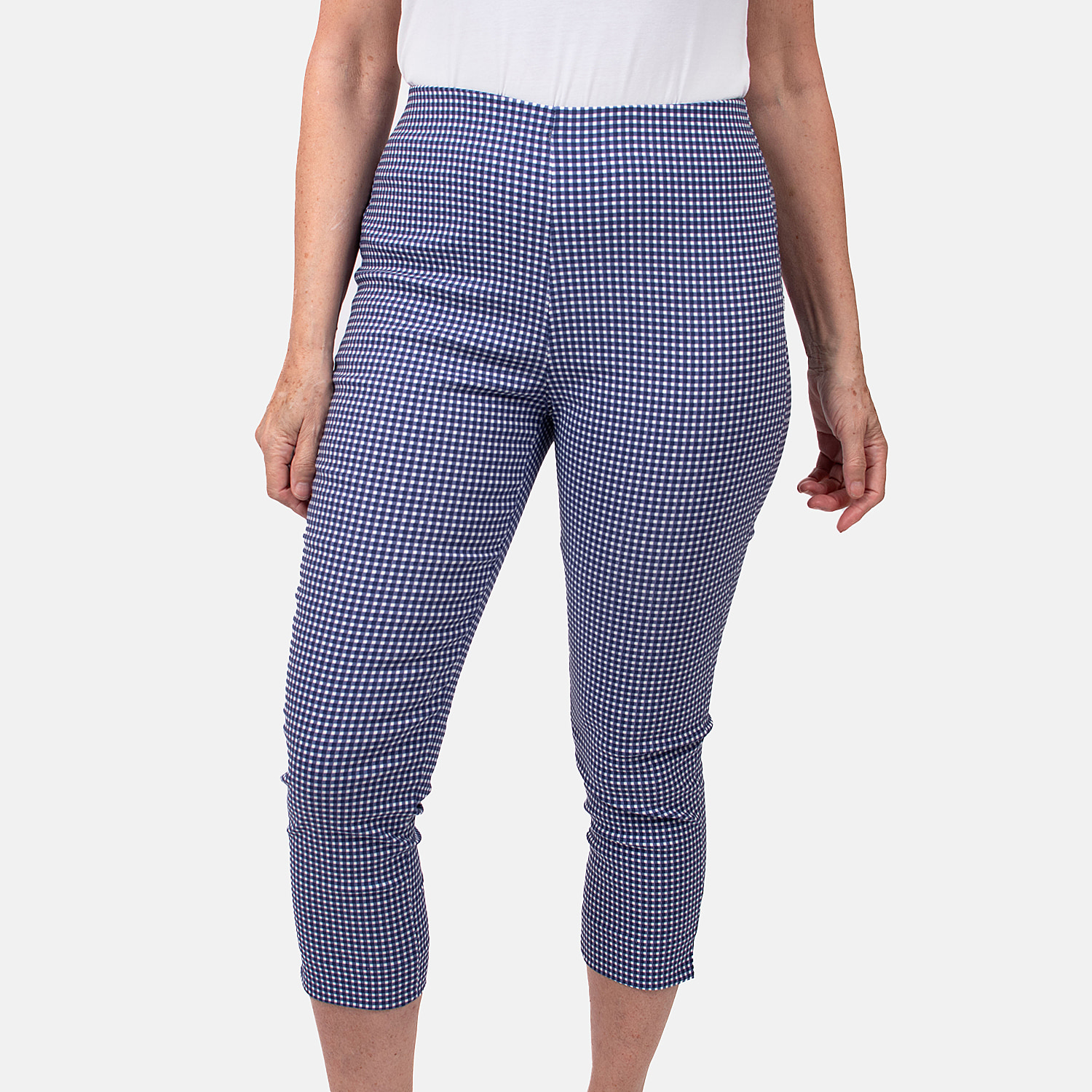Pure and Natural Woven Trouser (Size 10) - Navy
