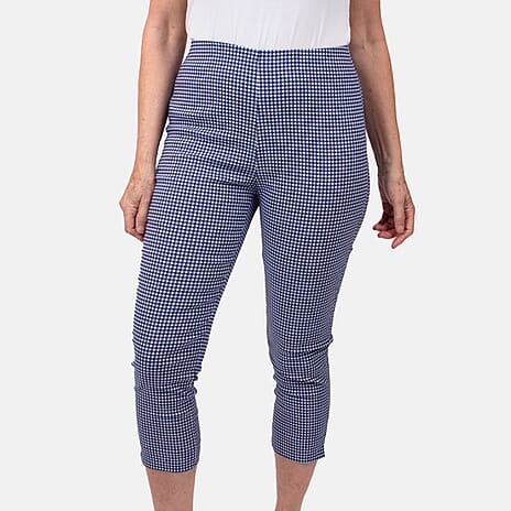 Pure and Natural Woven Trousers (Size 14) - Blue