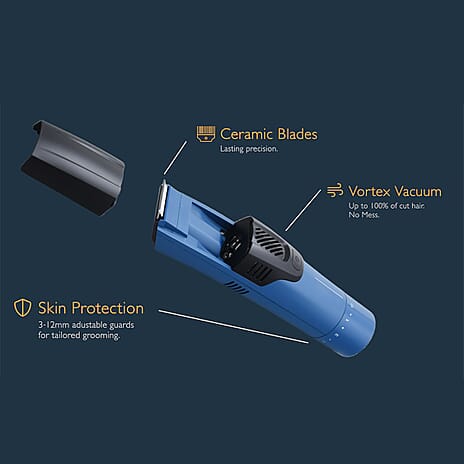 Lab Life Beauty The Vortex Mens Body Trimmer - Black (Lifetime Warranty)