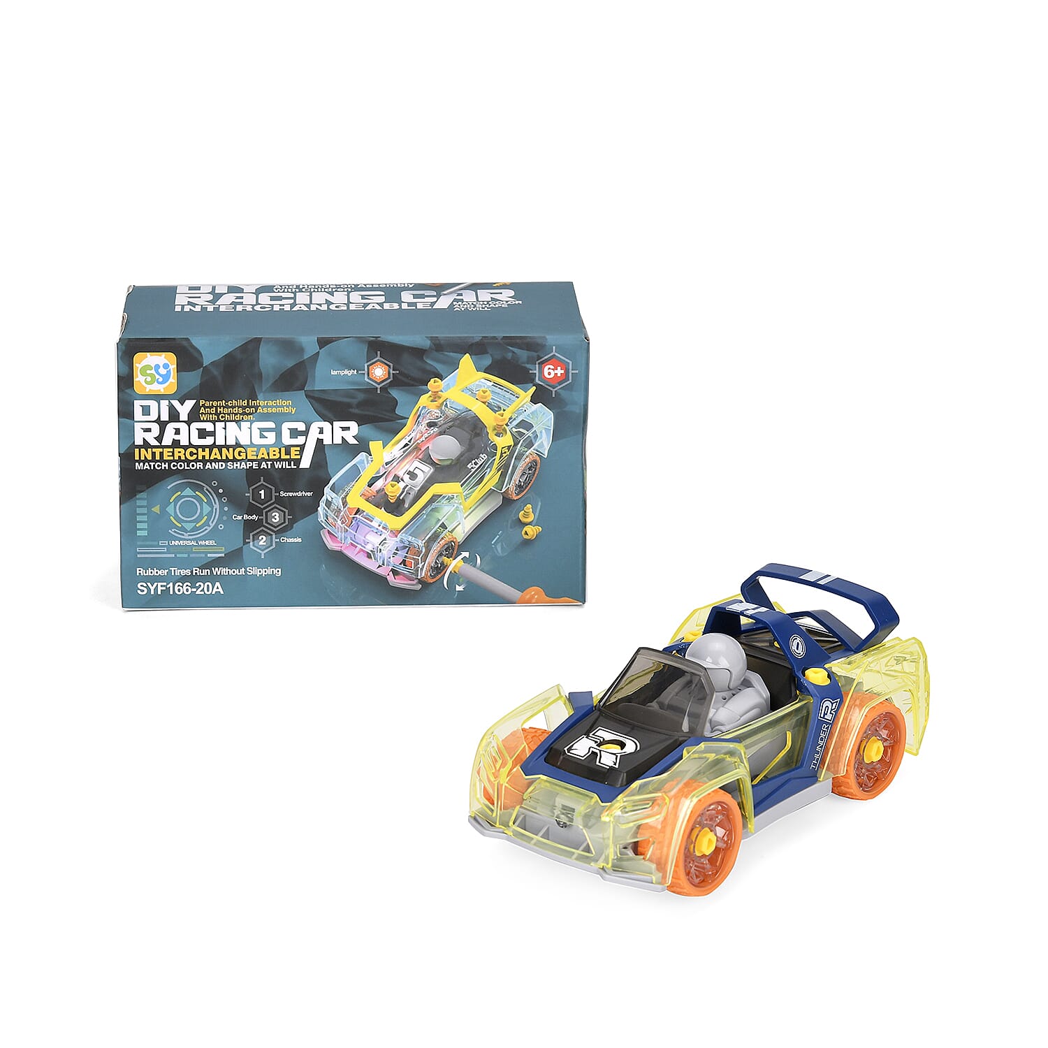   DIY Assemble Toy Car with Lights and Music