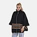 Tamsy Winter Poncho with Zip Detail