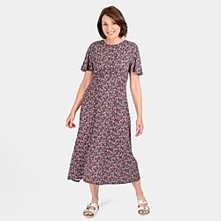 Closeout Deal - Floral Printed Maxi Dress