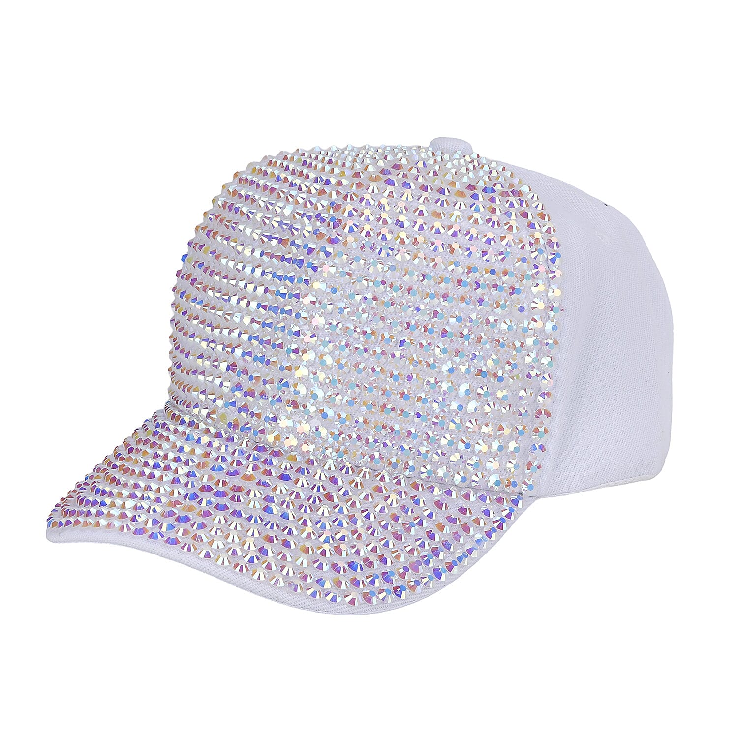 Stylish Sparkling Rhinestone Cap (Size 58-60 cm) - AB Color