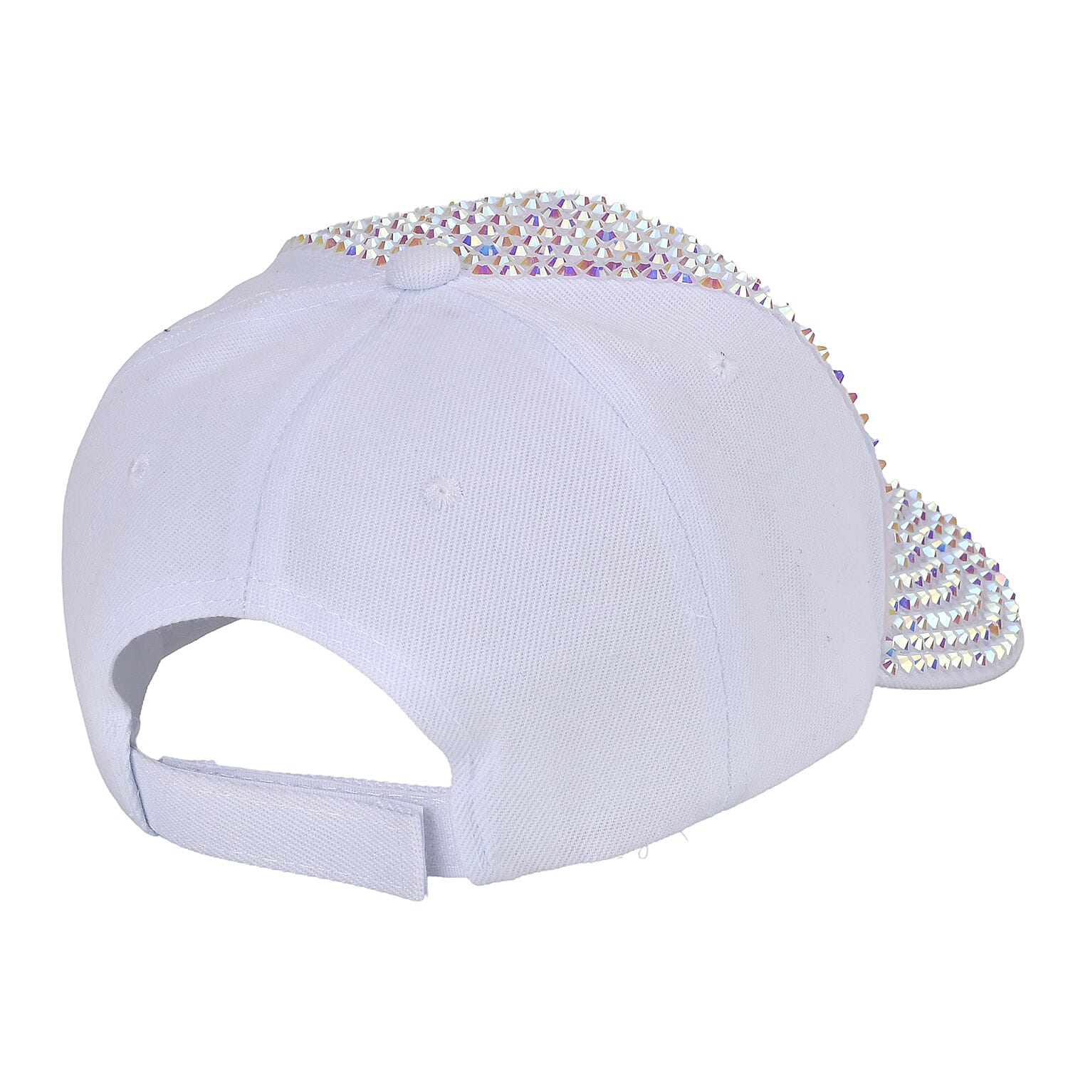 Stylish Sparkling Rhinestone Cap (Size 58-60 cm) - AB Color