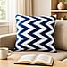 Summer Zig Zag Printed Water Repellent Outdoor Cushion
