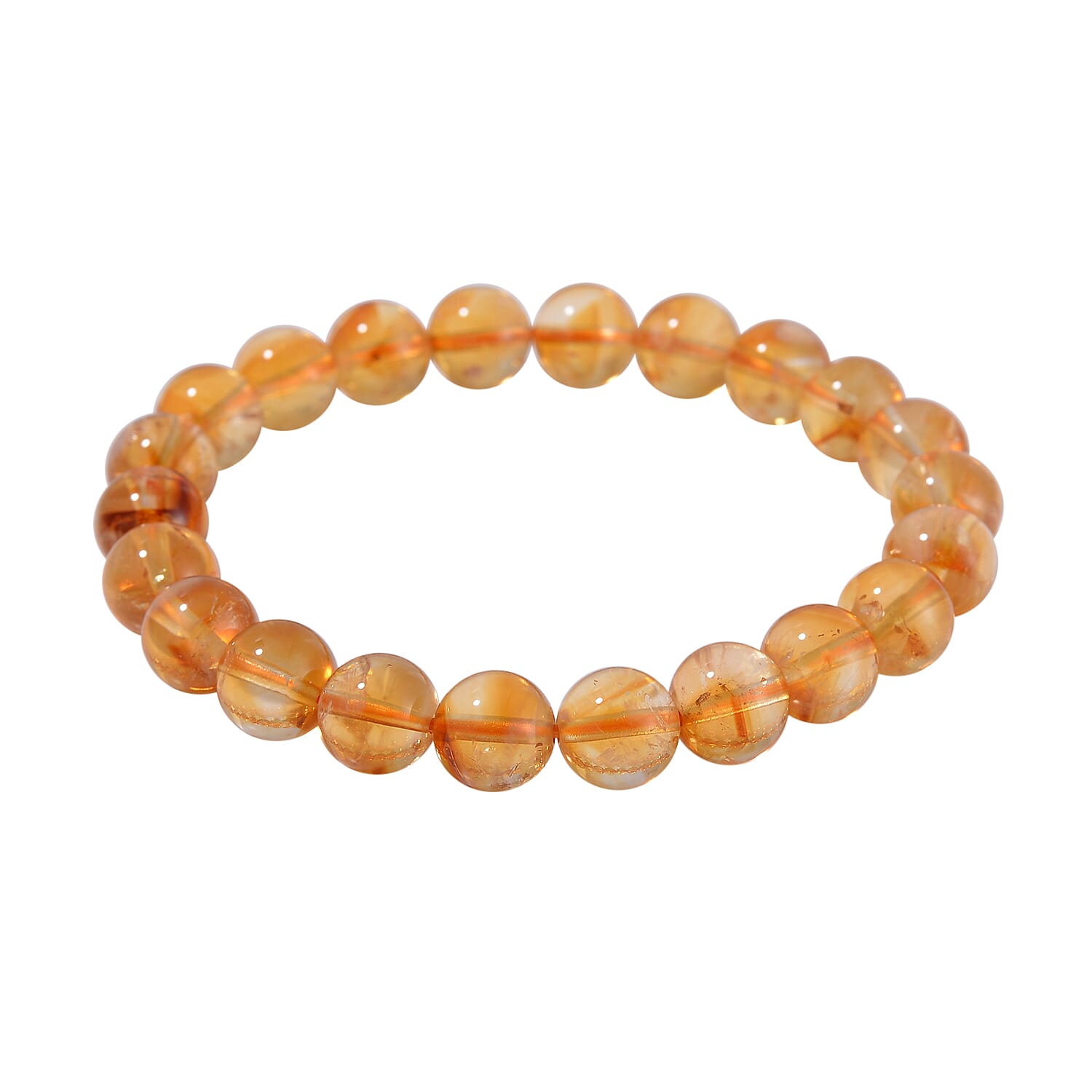 Stretchable Citrine bracelet  Bracelet 129.00 ct
