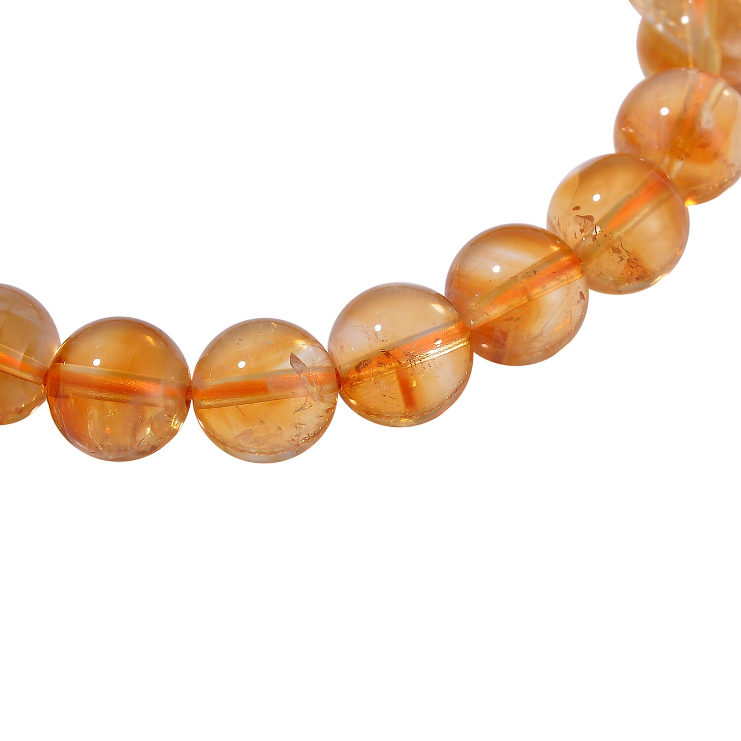 Stretchable Citrine bracelet  Bracelet 129.00 ct
