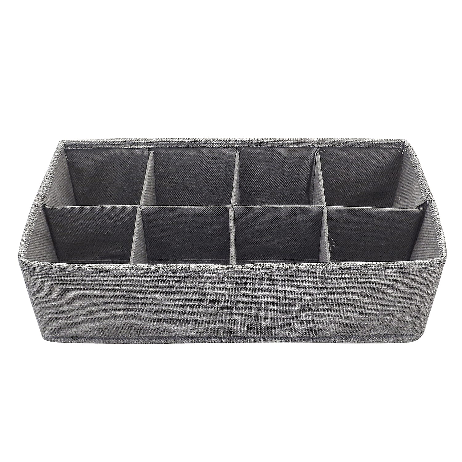 8-Section Draw Divider Set (Size 36x18x10 cm) - Grey