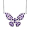 GP Italian Garden Collection - Rhodolite Garnet Necklace (Size - 20) in Rhodium Overlay Sterling Silver 2.73 Ct