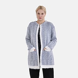 TAMSY Polk Dots Winter Outfit with 2 Pockets (Free Size, Fit to 8-20) - Black - White