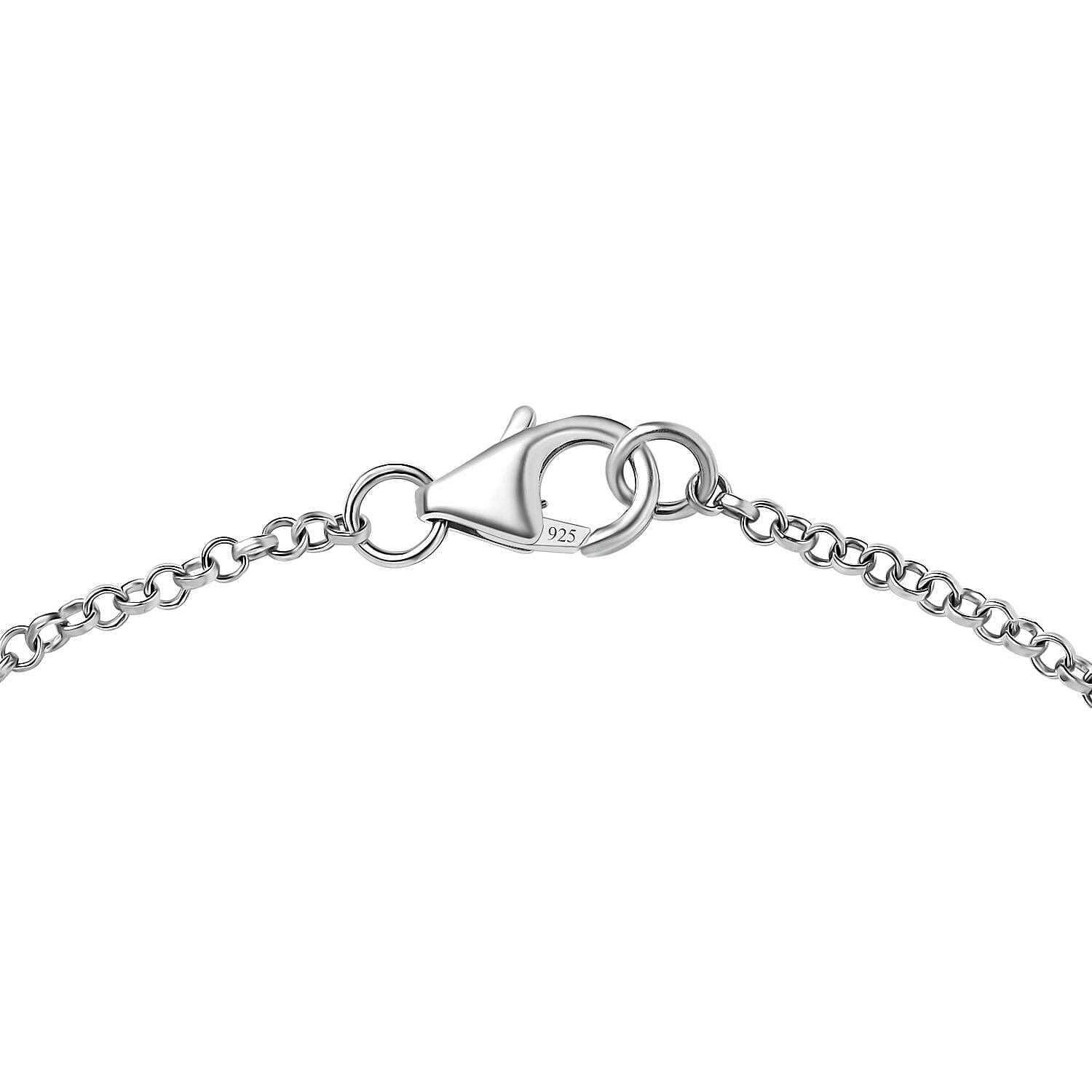 Biggest Deal- Multi GemstoneNecklace (Size - 20) in Rhodium Sterling Silver 8.50Ct ct,  Silver Wt. 11 Gram