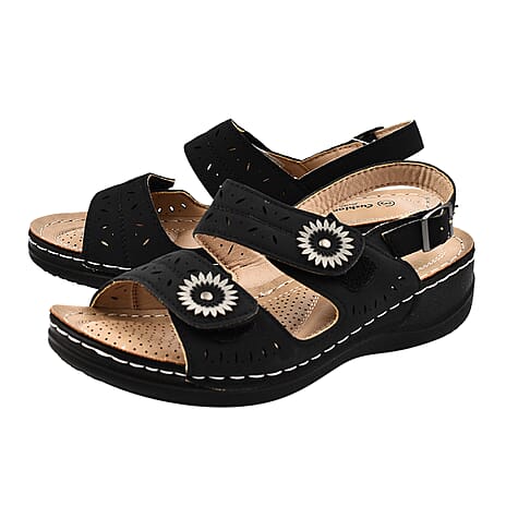 Ladies Sandal (Size 4) - Black