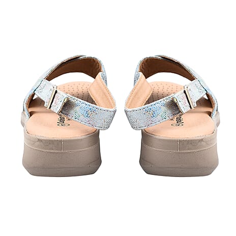 Ladies Sandal (Size 7) - Multi Blue