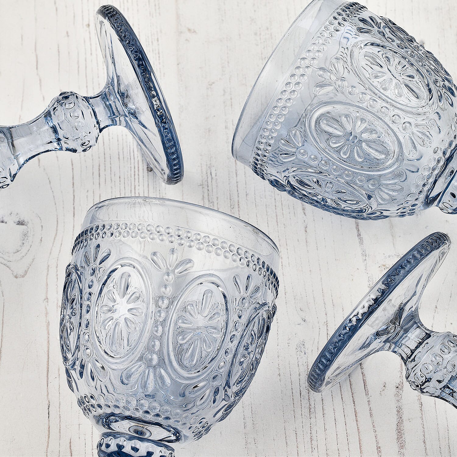 Wine Glass (Size 9x9x17 cm) - Blue