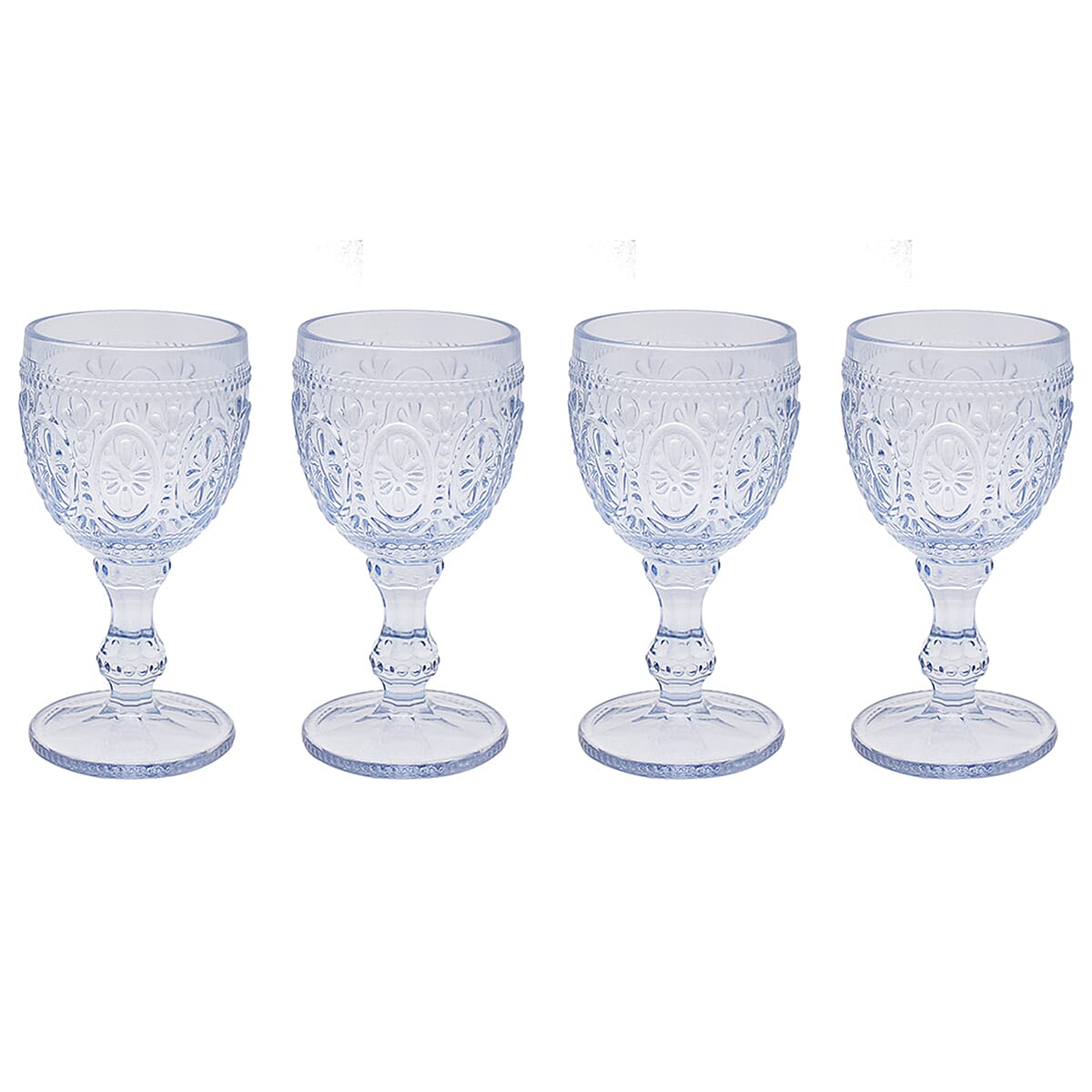 Wine Glass (Size 9x9x17 cm) - Blue