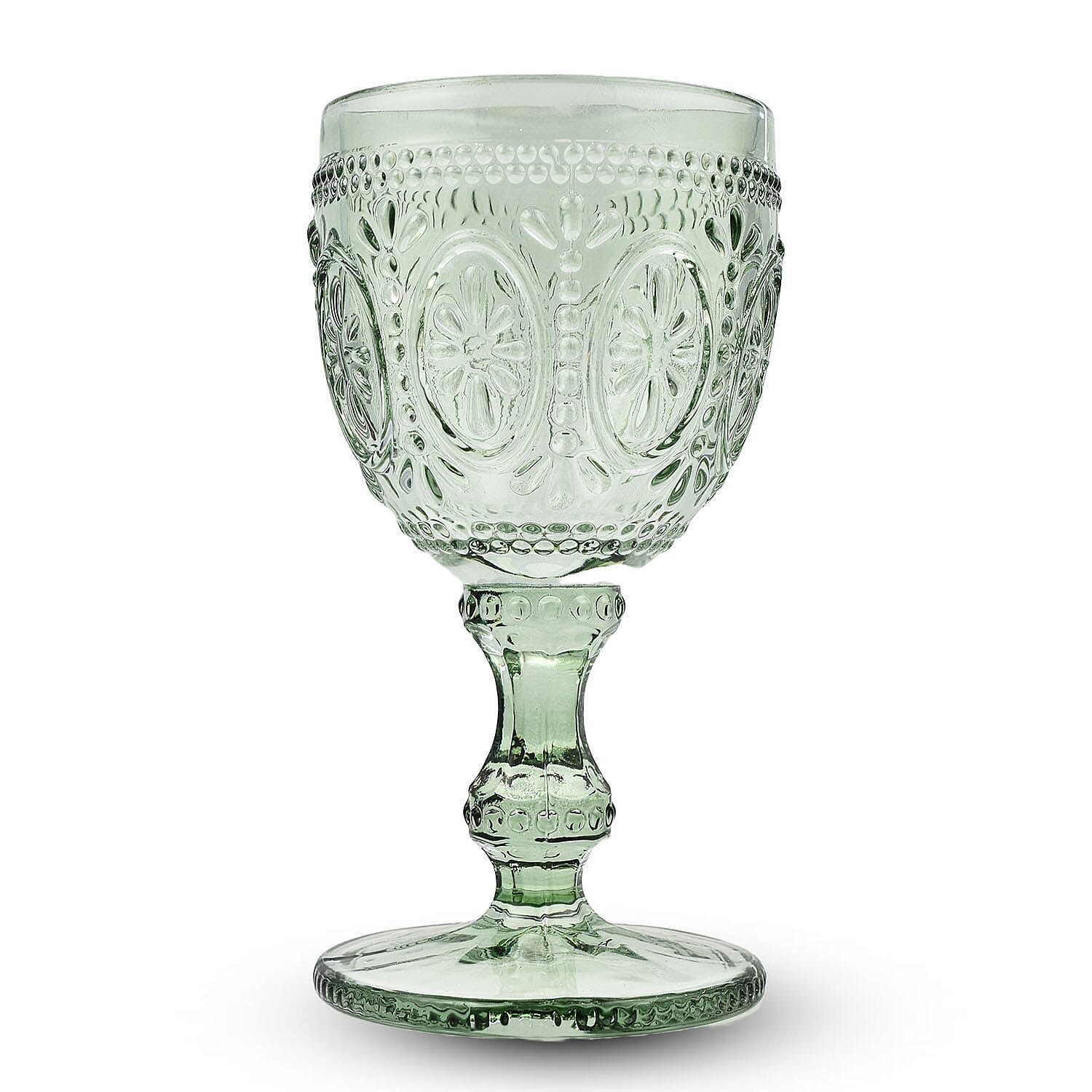 Wine Glass (Size 9x9x17 cm) - Green