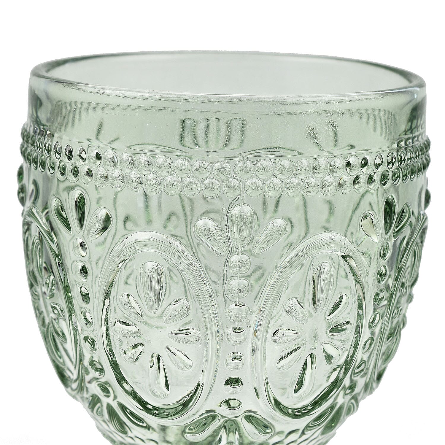 Wine Glass (Size 9x9x17 cm) - Green