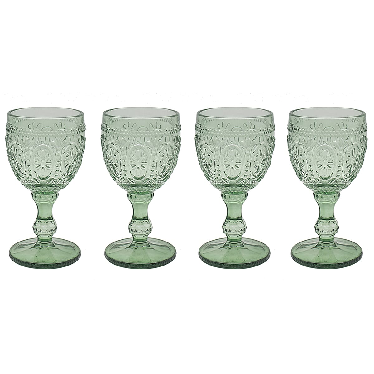 Wine Glass (Size 9x9x17 cm) - Green