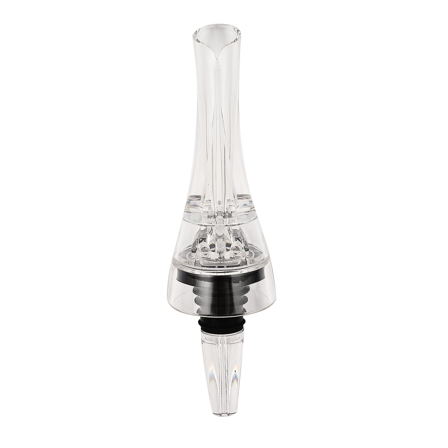 3 Piece Wine Aerator Set - Clear & Black