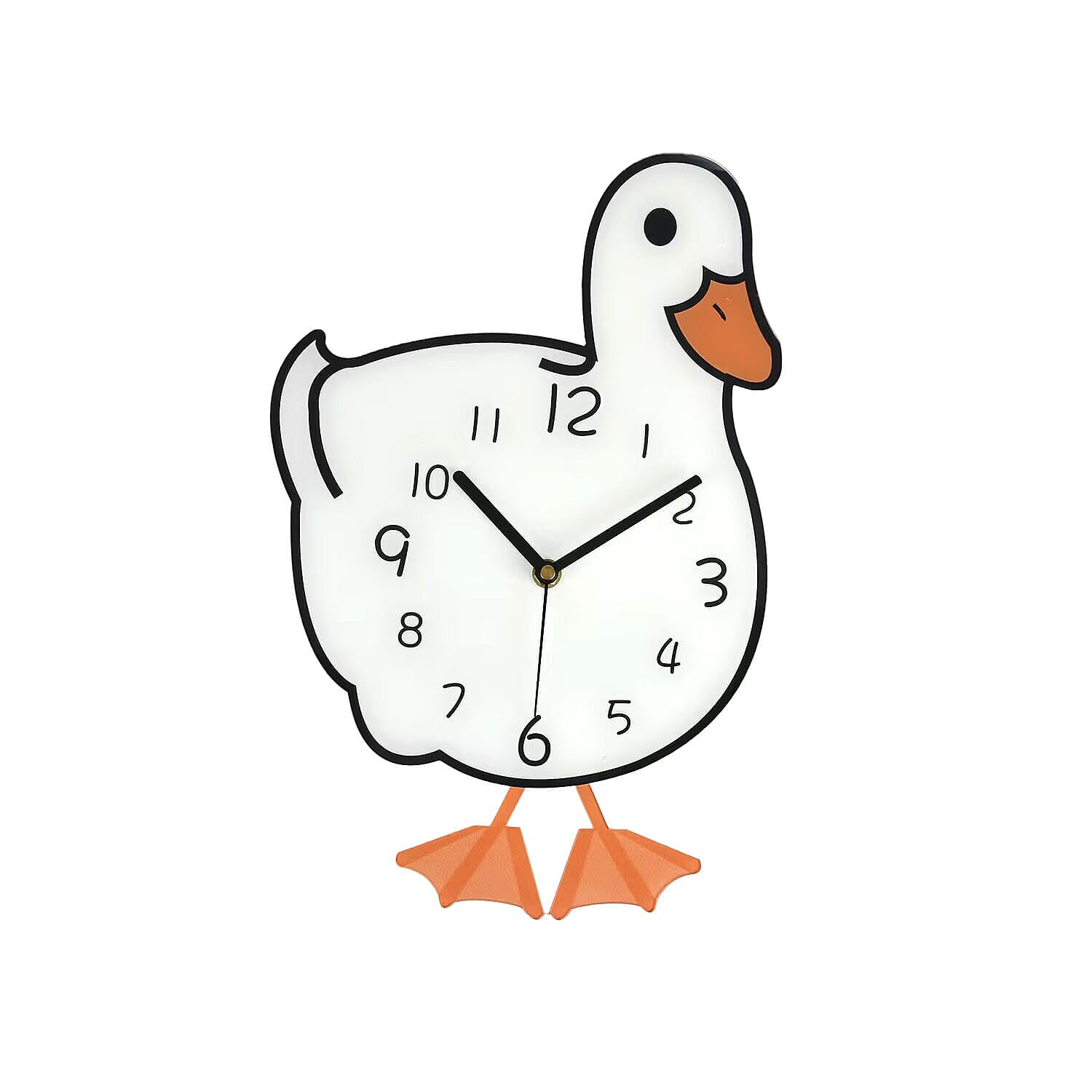 Clock-Size-One-Size-White-White