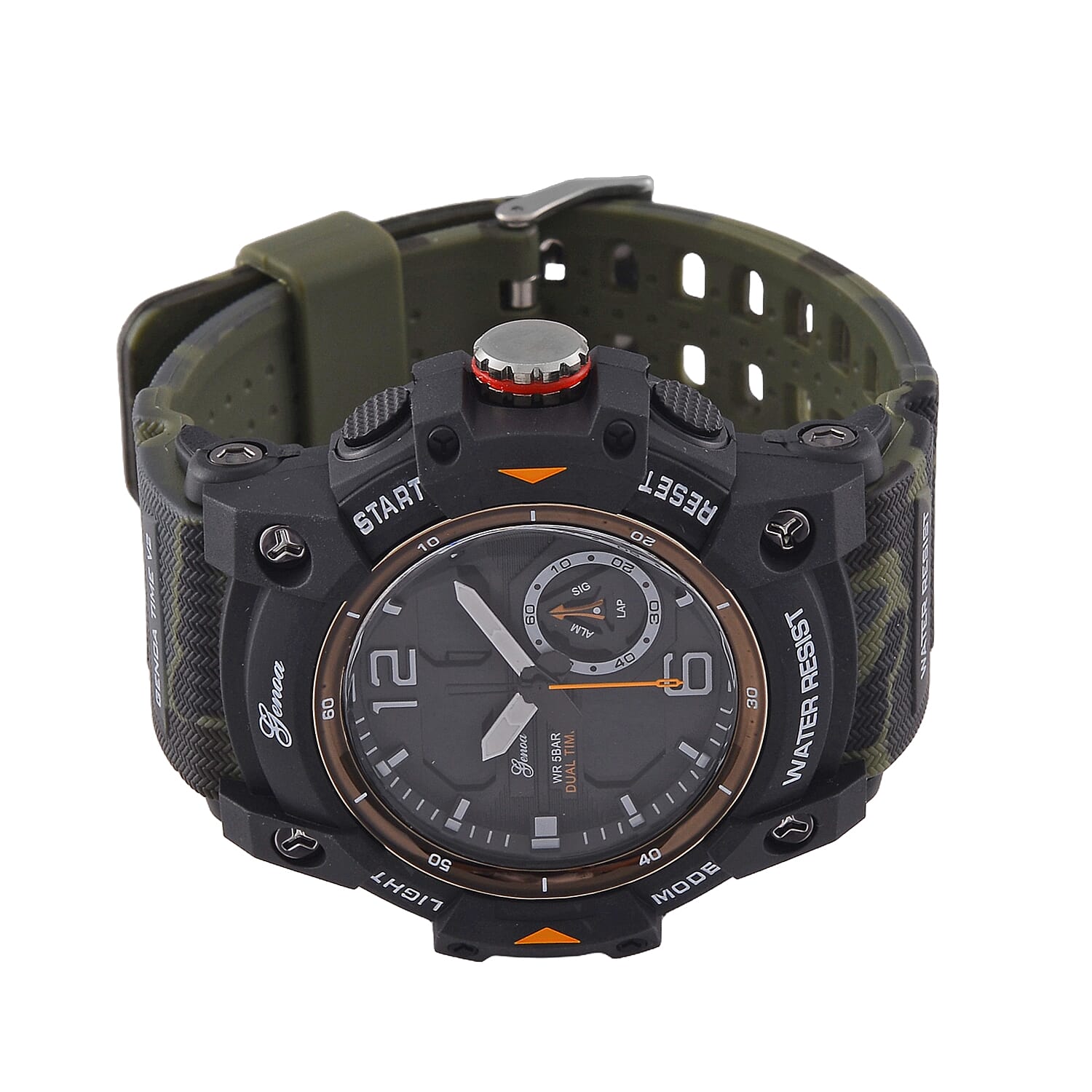 Genoa Japanese Mens Watch in Stainless Steel