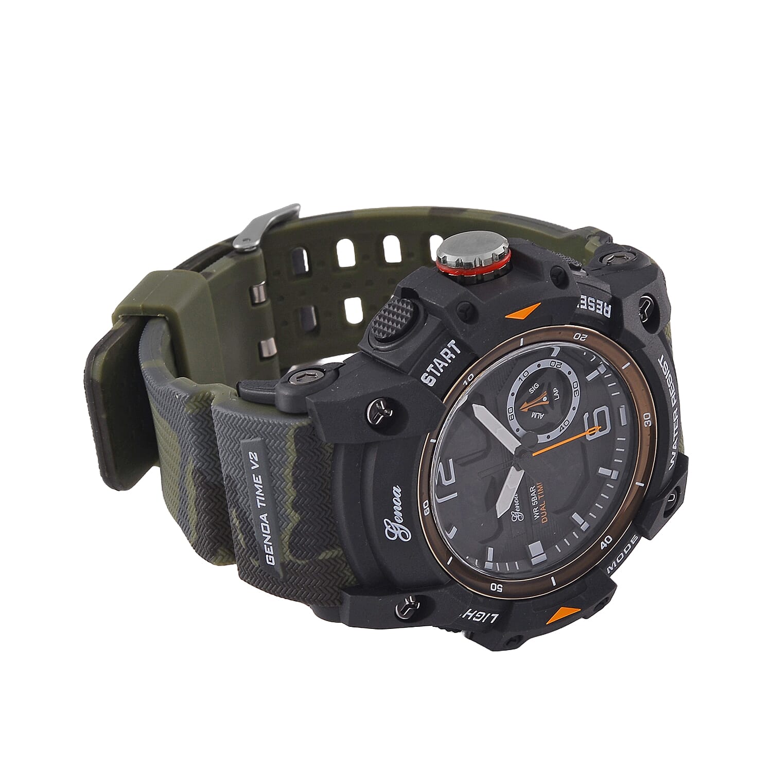 Genoa Japanese Mens Watch in Stainless Steel