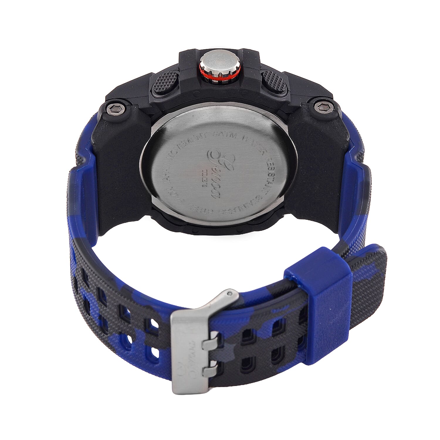 Genoa Japanese Mens Watch in Stainless Steel - Green