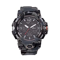 GENOA TIME V2 Japanese Men&rsquo;s Watch with Camouflage Strap
