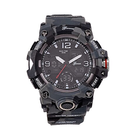 Genoa Japanese Movement Watch - Camouflage Gray