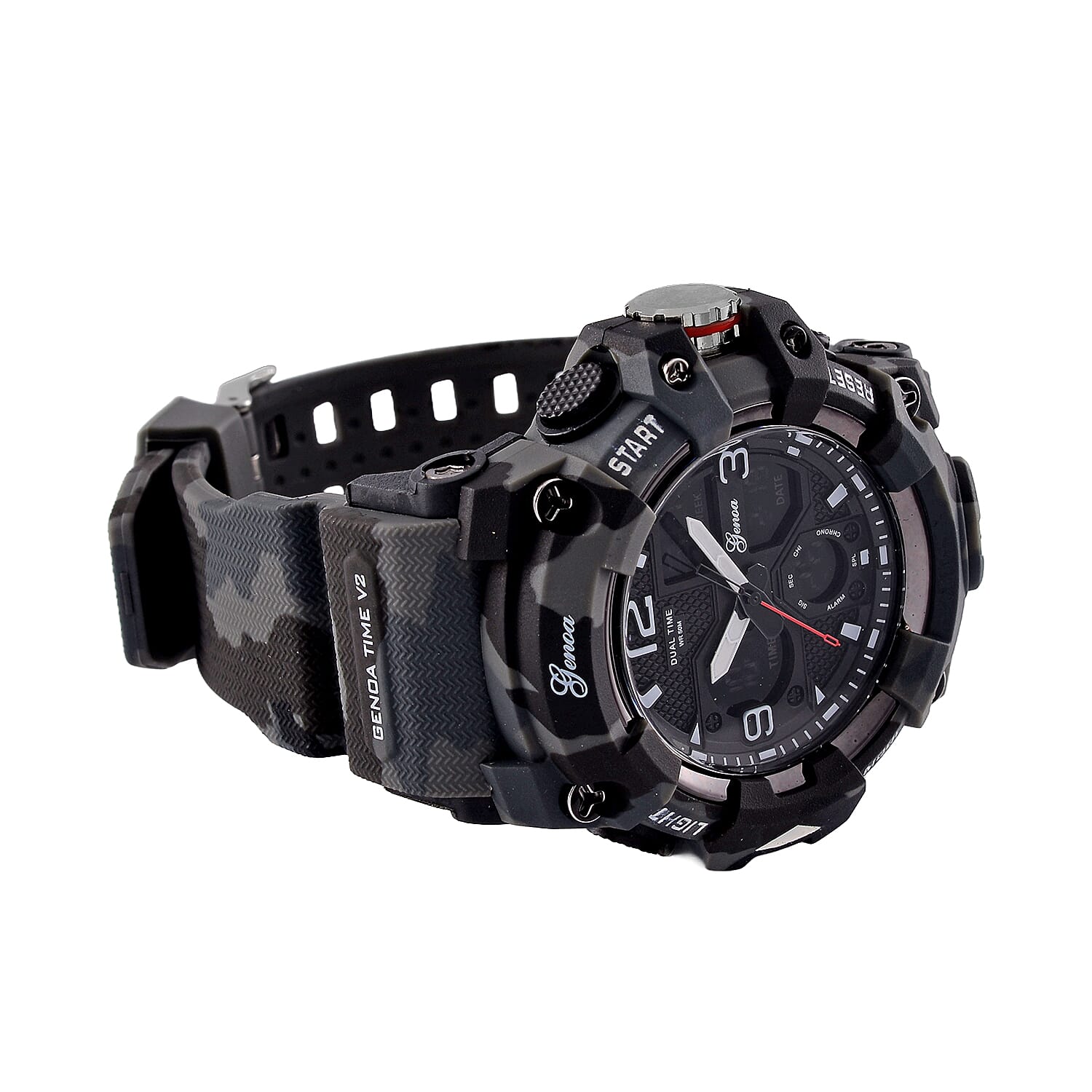 Genoa Japanese Movement Watch - Camouflage Gray Genoa Japanese Movement Watch - Camouflage Gray