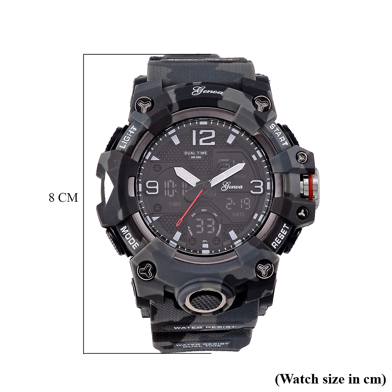 Genoa Japanese Movement Watch - Camouflage Gray Genoa Japanese Movement Watch - Camouflage Gray