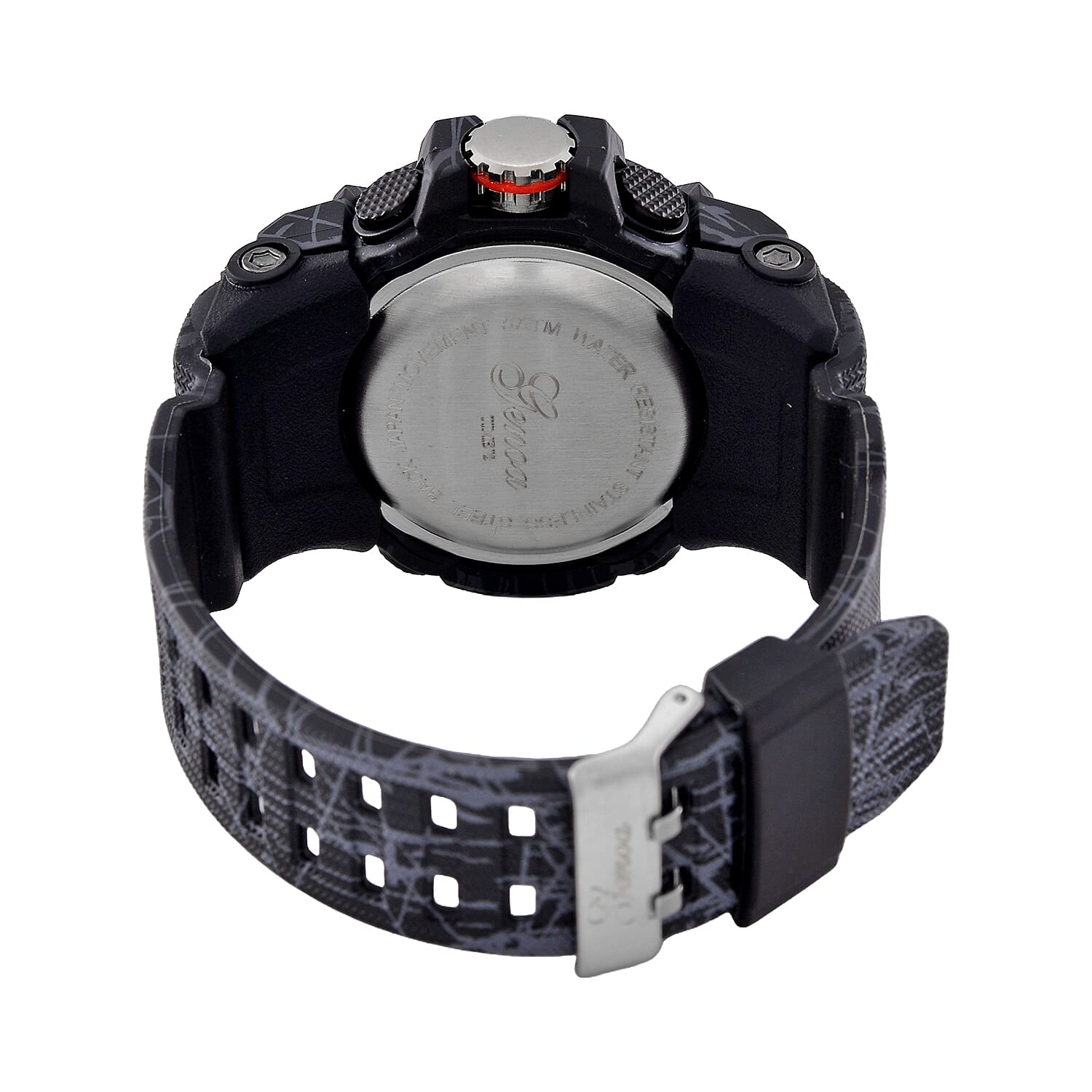 Genoa Japanese Movement Watch - Black & Grey
