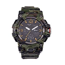 GENOA TIME V2 Japanese Men&rsquo;s Watch with Camouflage Strap