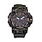 GENOA TIME V2 Japanese Men’s Watch with Camouflage Strap