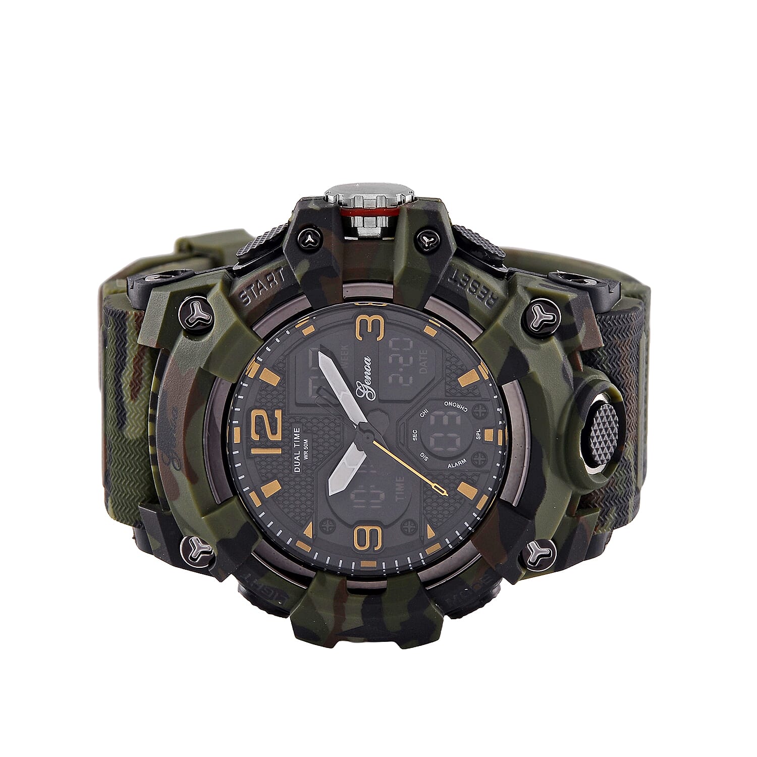 Genoa Japanese Movement Watch - Camouflage Green