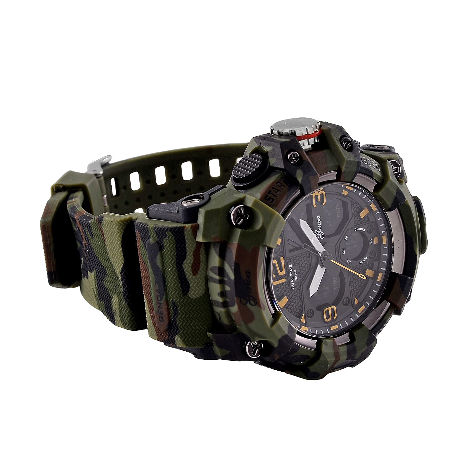 Genoa Japanese Movement Watch - Camouflage Green