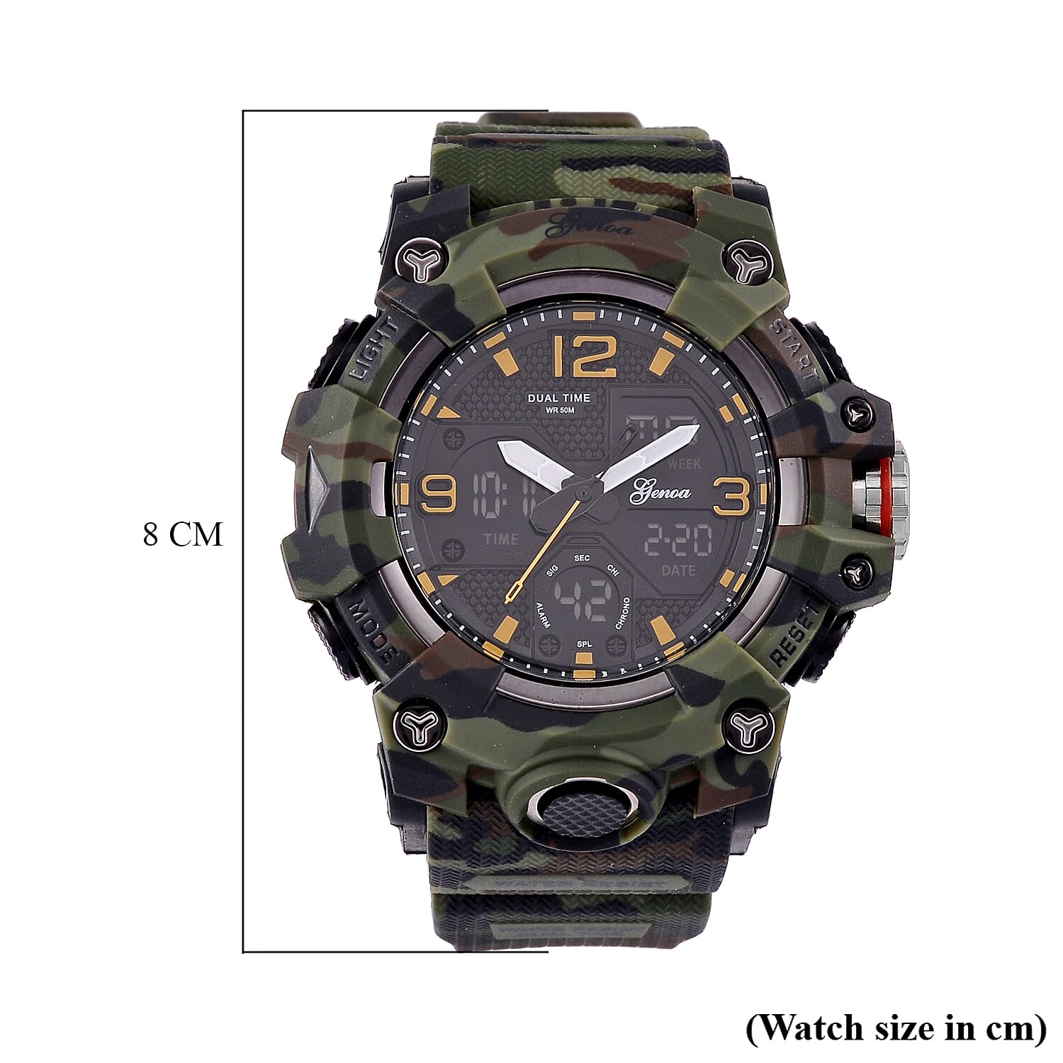 Genoa Japanese Movement Watch - Camouflage Green