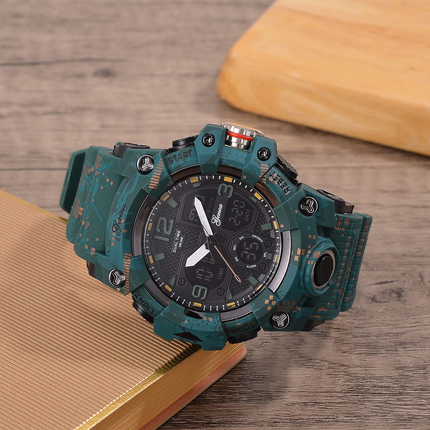 Genoa Japanese Movement Watch -Dark Green