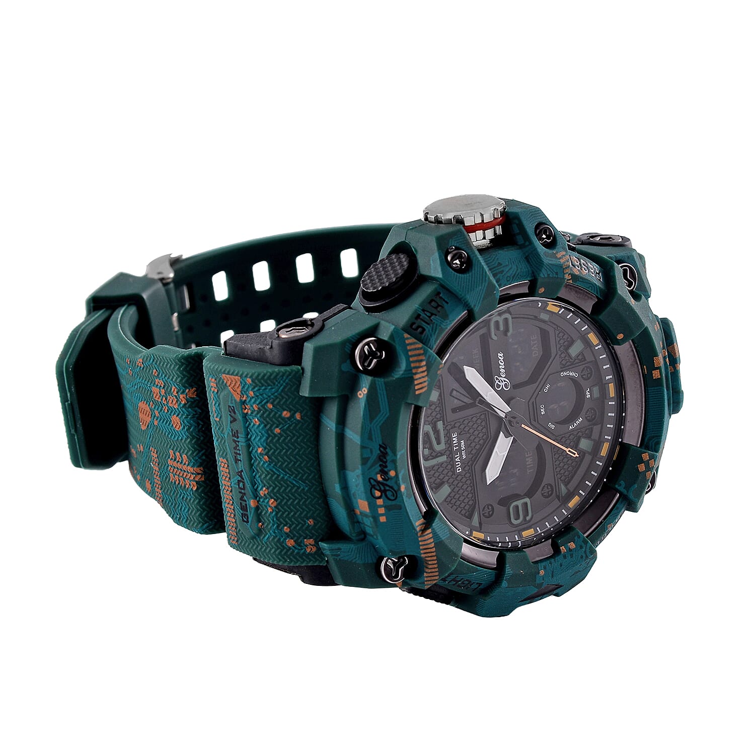 Genoa Japanese Movement Watch -Dark Green