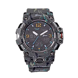 GENOA TIME V2 Japanese Men&rsquo;s Watch with Camouflage Strap