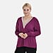 La Marey Lace V-Neck Long Sleeve Top