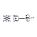 LUXURIANT 14K Yellow Gold Lab Grown Diamond (VS/GH) Stud Earrings With Push Back 1 Ct.