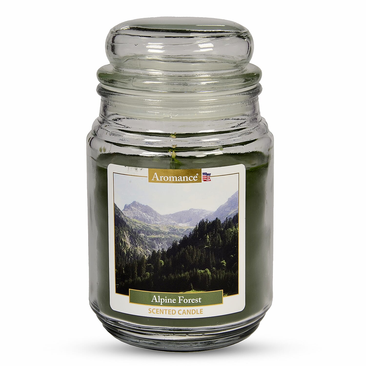 Aromance Alpine Forest Scented Candle 18oz - Blue