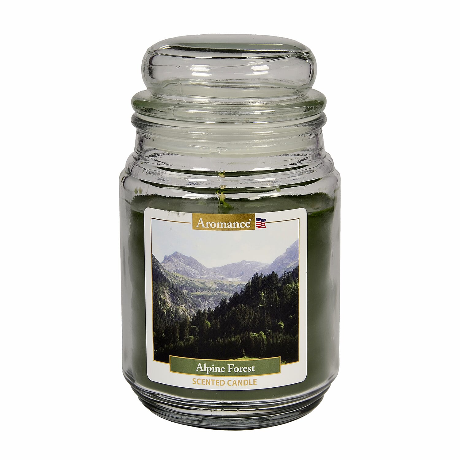 Aromance Alpine Forest Scented Candle 18oz - Blue