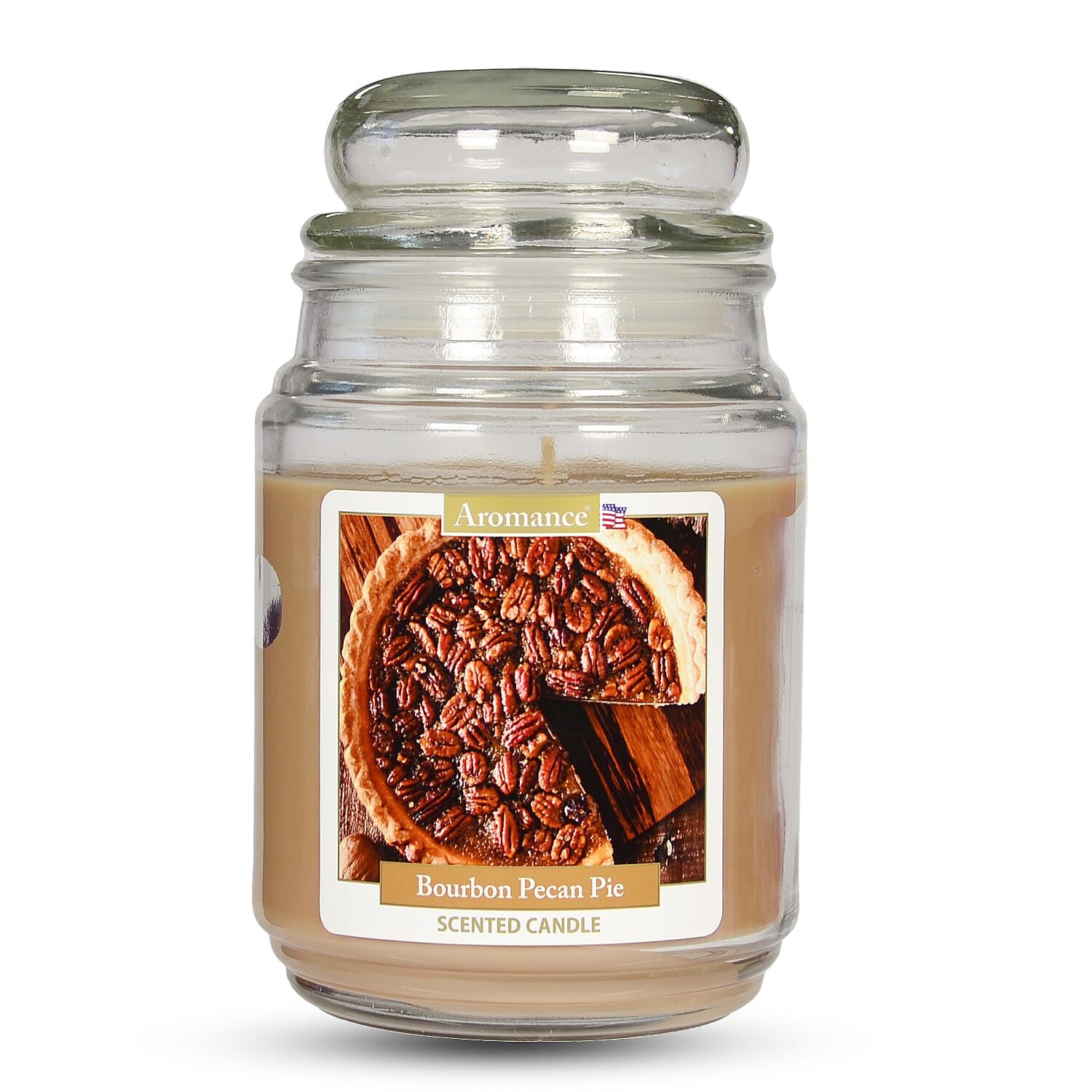 Home Fragrance- 18oz Aromance Bourbon Pecan - Cream