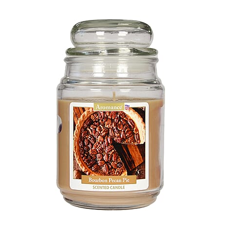 Aromance Bourbon Pecan Pie Scented Candle 18oz - Cream