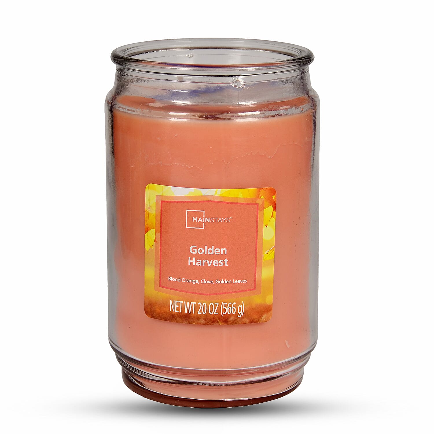 Mainstays Golden Harvest 20oz - Premium Soy Wax - Peach
