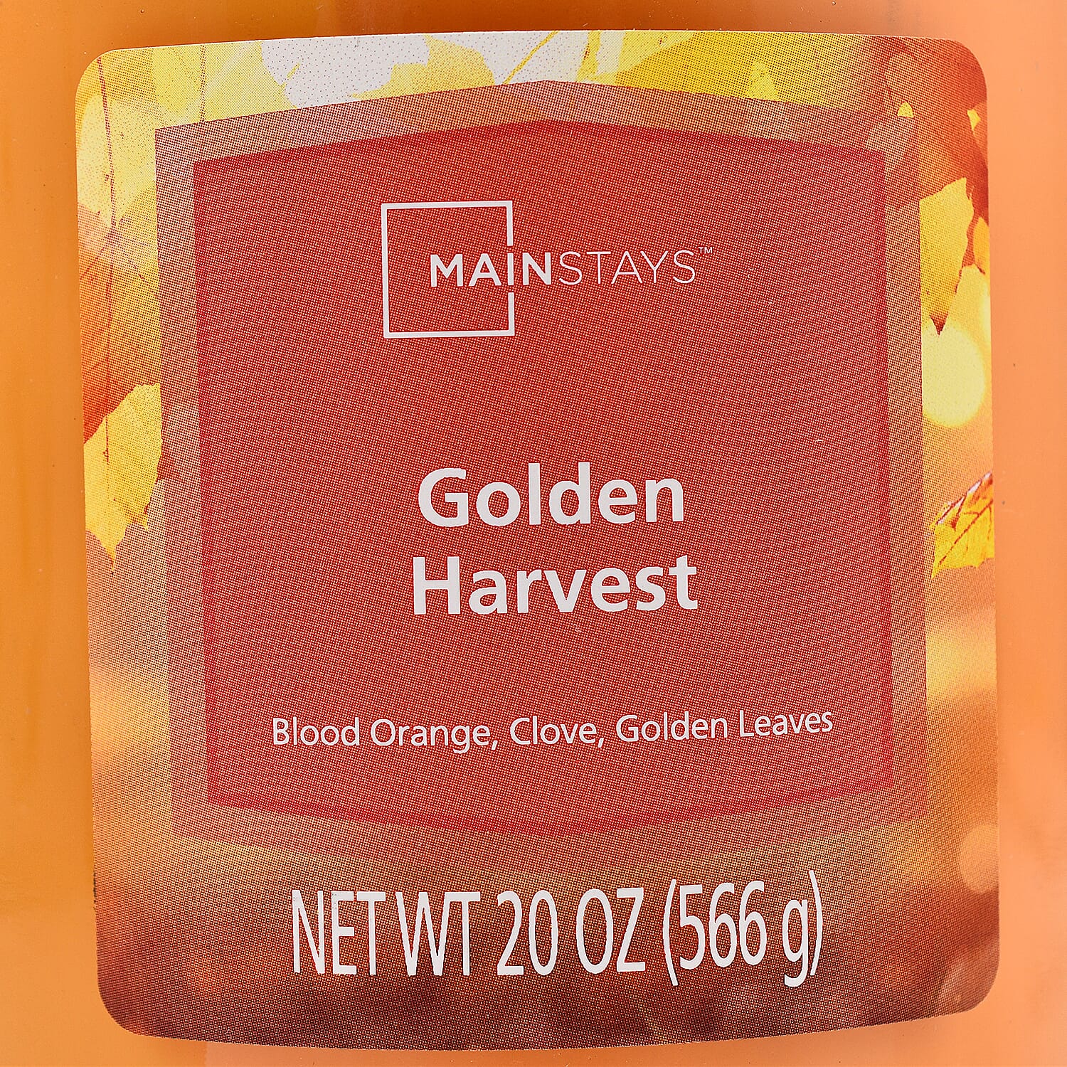 Mainstays Golden Harvest 20oz - Premium Soy Wax - Peach