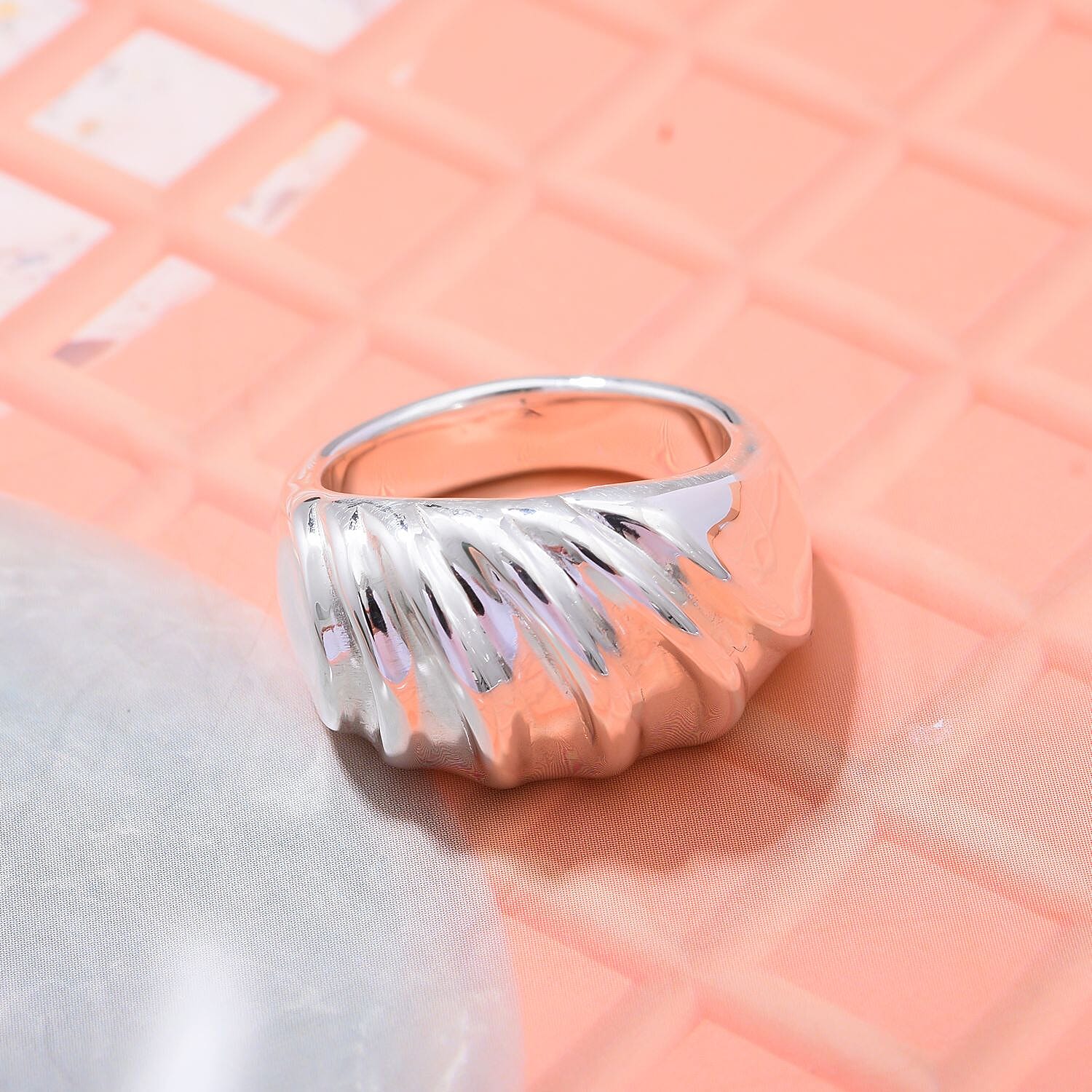 Thai Silver Braid Design Ring