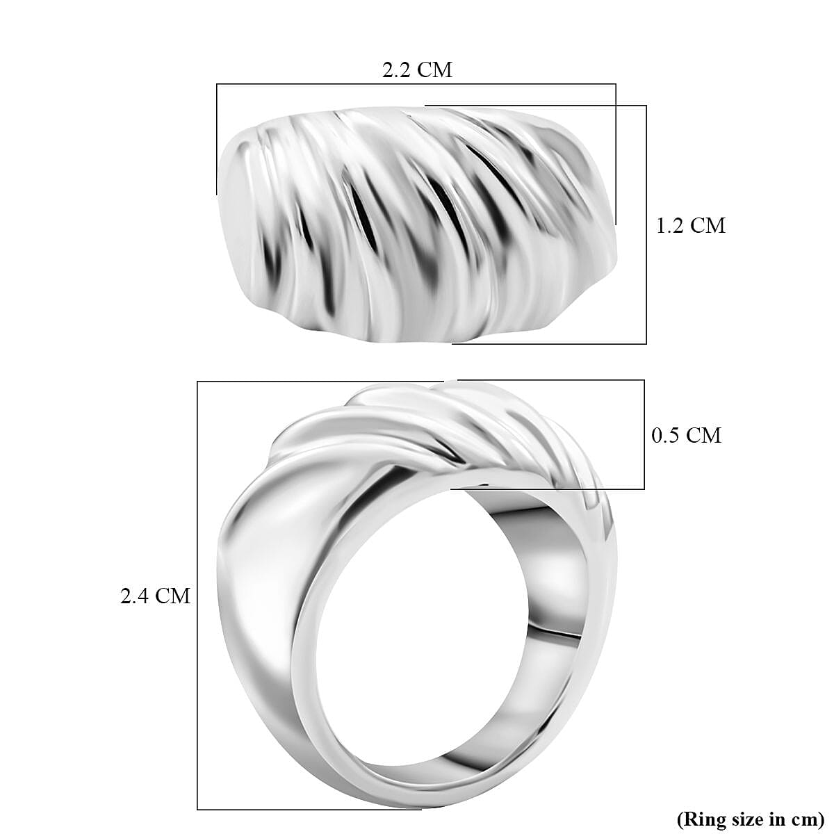 Thai Silver Braid Design Ring